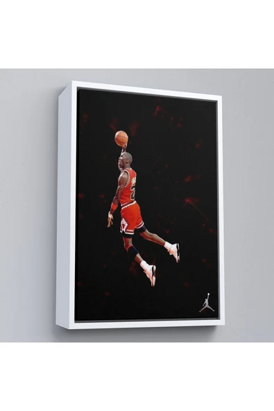 Trezon Ahşap Çerçeveli Michael Jordan Tablo-7751 - Resim 4