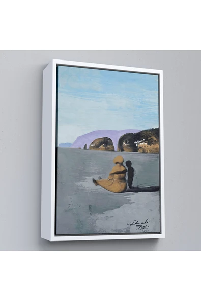Trezon Ahşap Çerçeveli Salvador Dali - Adolescence Tablo-7391 ürün görseli 1