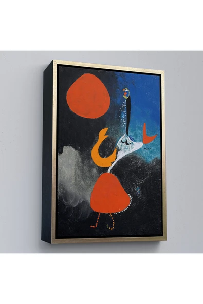 Trezon Ahşap Çerçeveli Pablo Picasso - Güneşin Önünde Kadın Tablosu-7298 ürün görseli 1