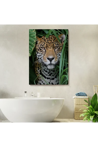Trezon Leopar Dekoratif Kanvas Tablo-5960 - Resim 7