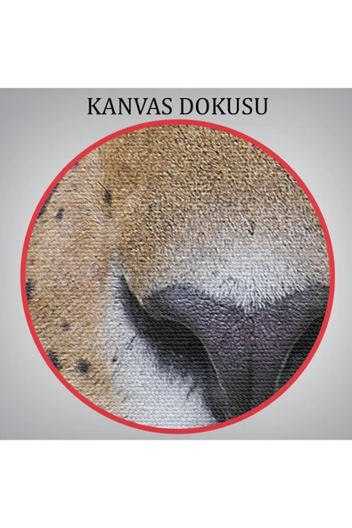 Trezon Leopar Dekoratif Kanvas Tablo-5960 - Resim 5