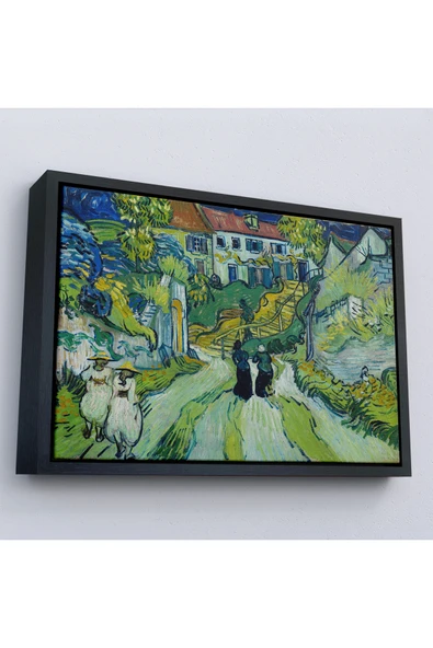 Trezon Ahşap Çerçeveli Vincent Van Gogh - La Siesta Tablosu-7187 ürün görseli 1