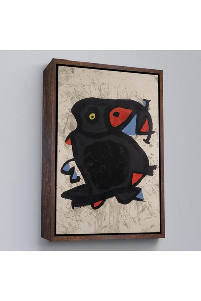 Trezon Ahşap Çerçeveli Joan Miro - Grand Palais Tablosu-7312 ürün görseli 1