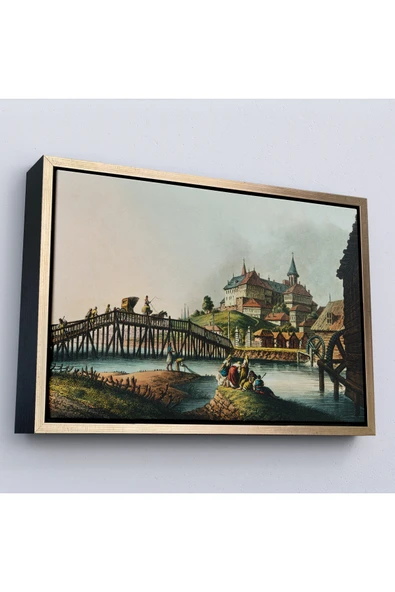 Trezon Ahşap Çerçeveli Luigi Mayer'İn Osmanlı Hakimiyeti İsimli Tablosu-7025 ürün görseli 1