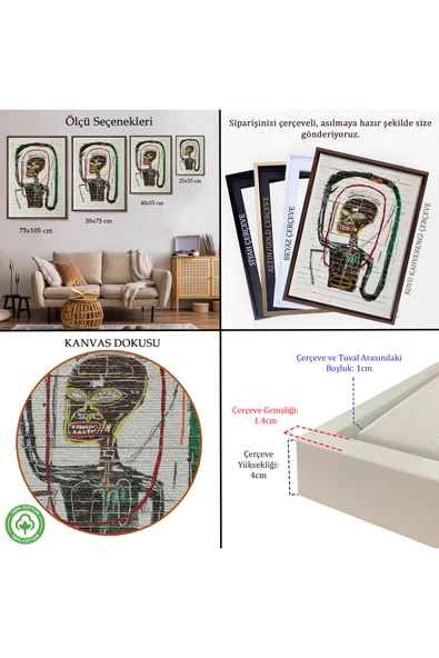 Trezon Ahşap Çerçeveli     - Flexible Tablo-7302 - Resim 5
