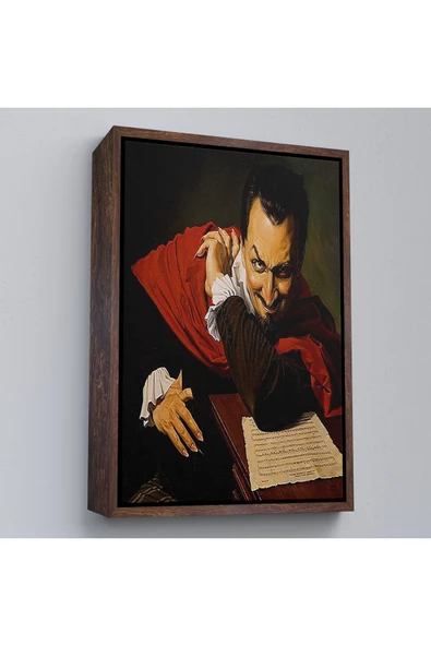 Trezon Ahşap Çerçeveli Mefistofeles, James Himsworth Tablo-7765 ürün görseli 1