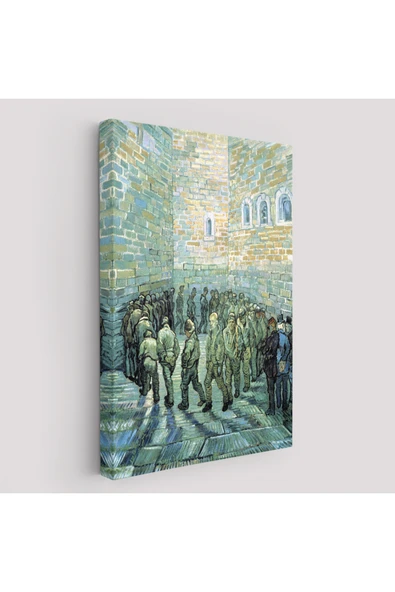Trezon Vincent van Gogh Tutuklular Çemberi Tablosu -6445 ürün görseli 1