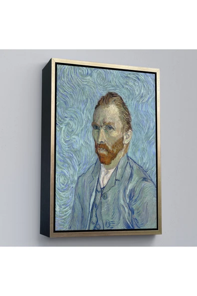 Trezon Ahşap Çerçeveli Vincent Van Gogh Otoportre Tablo-7446 ürün görseli 1