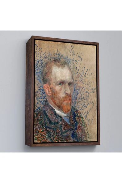 Trezon Ahşap Çerçeveli Vincent Van Gogh - Portre Tablo-7463 ürün görseli 1