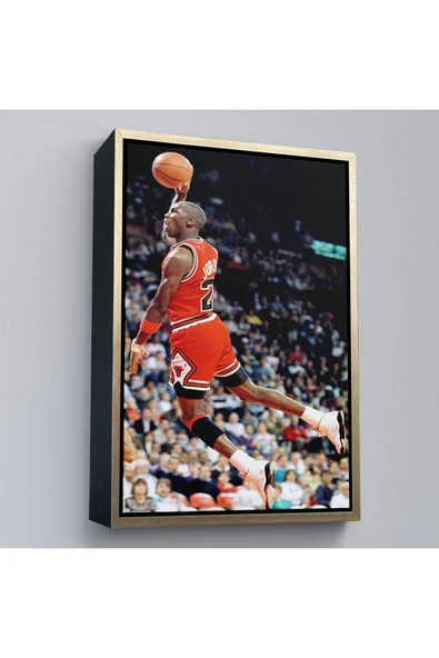 Trezon Ahşap Çerçeveli Michael Jordan Tablo-7907 - Resim 3