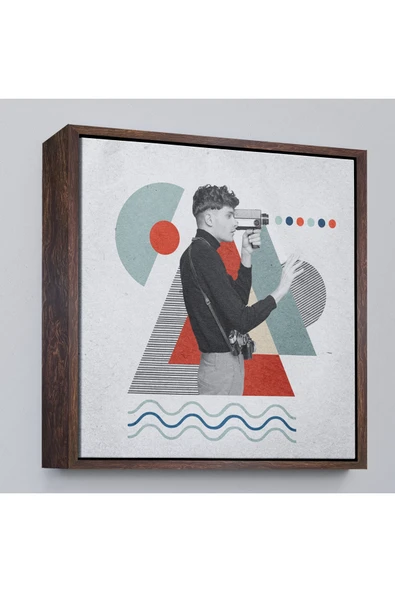 Trezon Ahşap Çerçeveli Video Pop Art Tablo-8362 ürün görseli 1