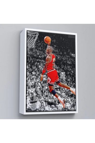 Trezon Ahşap Çerçeveli Michael Jordan Tablo-7856 ürün görseli 1