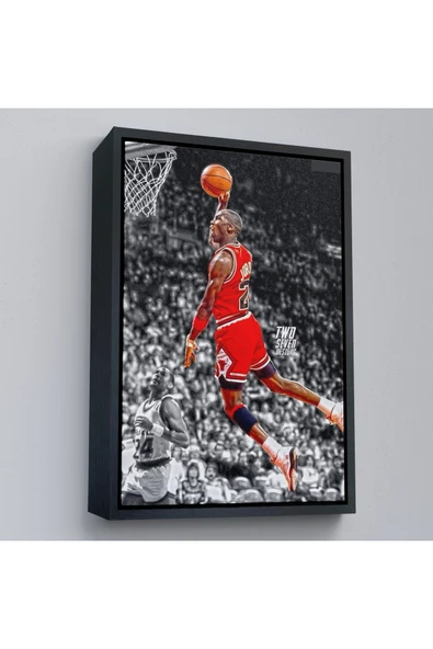 Trezon Ahşap Çerçeveli Michael Jordan Tablo-7856 ürün görseli 1