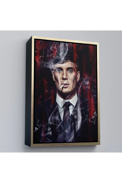 Trezon Ahşap Çerçeveli Thomas Shelby - Tommy Shelby Tablo-7842 ürün görseli 1