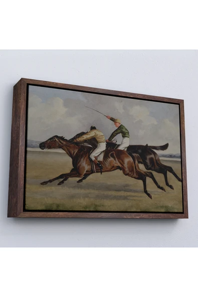 Trezon Ahşap Çerçeveli Wheeler Jr Alfred The Winner Tablosu ürün görseli 1