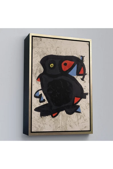 Trezon Ahşap Çerçeveli Joan Miro - Grand Palais Tablosu-7312 ürün görseli 1