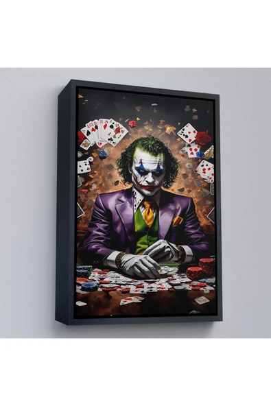 Trezon Ahşap Çerçeveli Joker Tablosu-7720 ürün görseli 1