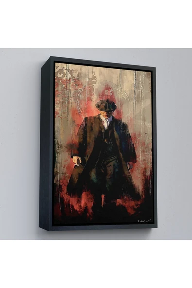 Trezon Ahşap Çerçeveli Peaky Blinders-Thomas Shelby Tablosu-7967 ürün görseli 1