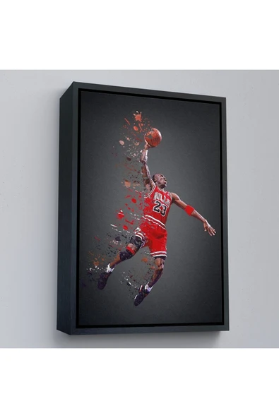 Trezon Ahşap Çerçeveli Michael Jordan Tablo-7730 ürün görseli 1