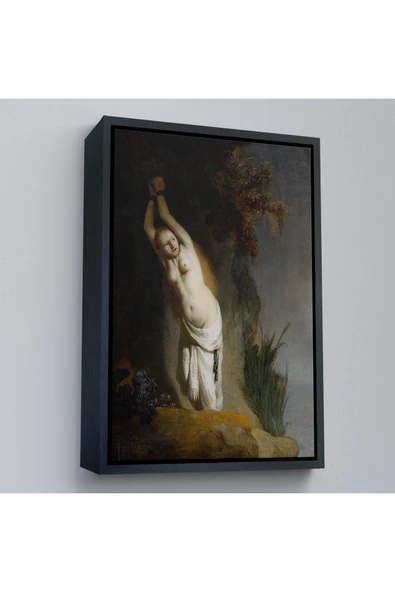Trezon Ahşap Çerçeveli Rembrandt Van Rijn - Andromeda Tablo-8062 ürün görseli 1