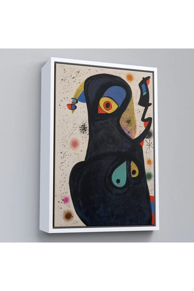 Trezon Ahşap Çerçeveli Citon Joan Miro - Vladimir Tablo-7484 ürün görseli 1