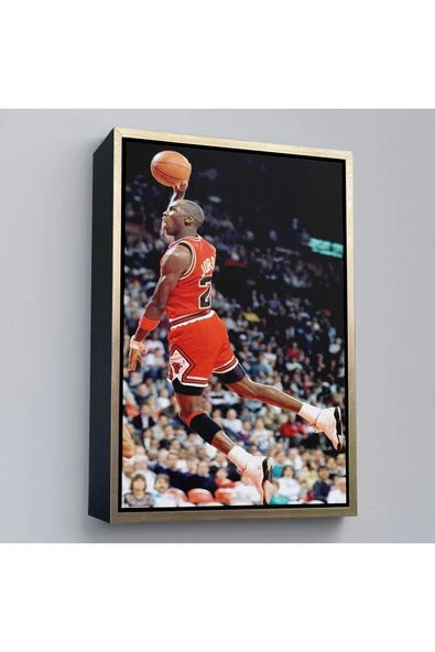Trezon Ahşap Çerçeveli Michael Jordan Tablo-7907 ürün görseli 1