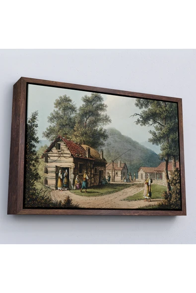 Trezon Ahşap Çerçeveli Luigi Mayer'İn Osmanlı Hakimiyeti İsimli Tablosu-7023 ürün görseli 1