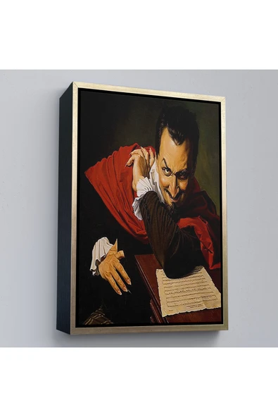 Trezon Ahşap Çerçeveli Mefistofeles, James Himsworth Tablo-7765 ürün görseli 1