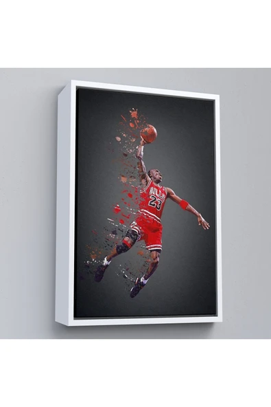 Trezon Ahşap Çerçeveli Michael Jordan Tablo-7730 ürün görseli 1
