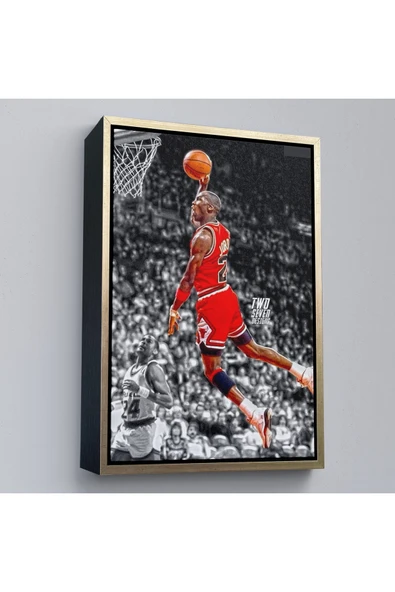 Trezon Ahşap Çerçeveli Michael Jordan Tablo-7856 ürün görseli 1