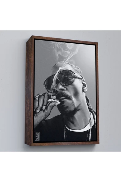 Trezon Ahşap Çerçeveli Snoop Dogg Tablo-7690 ürün görseli 1