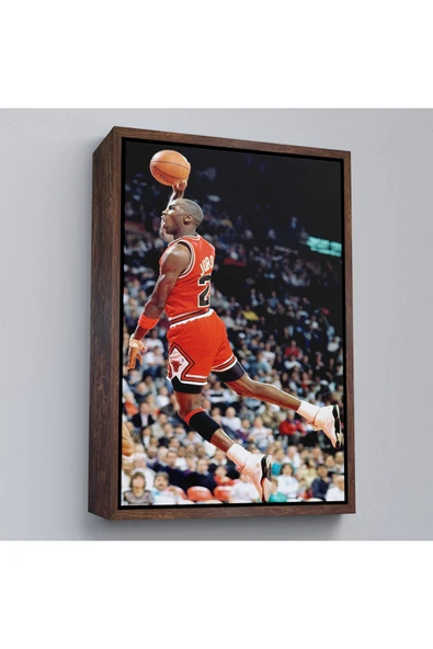 Trezon Ahşap Çerçeveli Michael Jordan Tablo-7907 - Resim 2