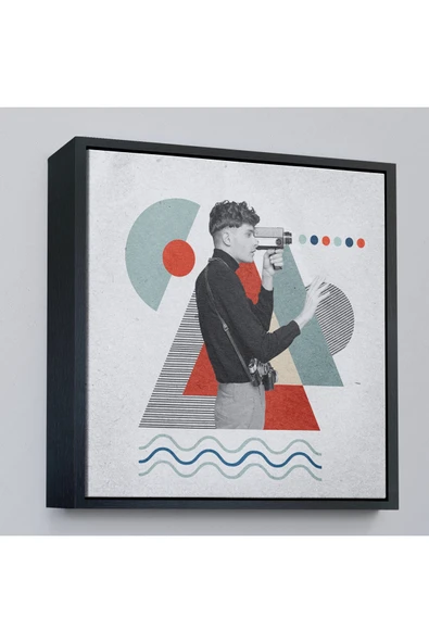 Trezon Ahşap Çerçeveli Video Pop Art Tablo-8362 ürün görseli 1