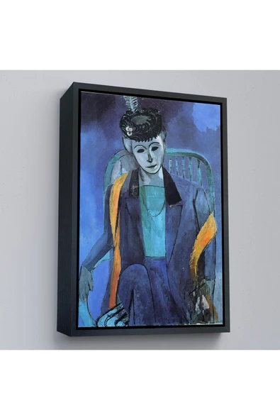 Trezon Ahşap Çerçeveli Henri Matisse - Madame Matisse'İn Portresi-7324 ürün görseli 1