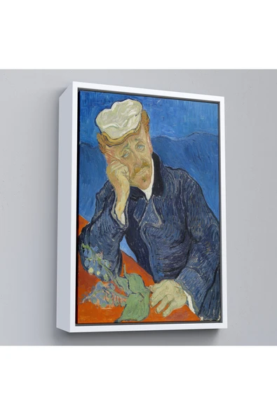 Trezon Ahşap Çerçeveli Vincent Van Gogh - Doktor Paul Gachet Tablo-7467 ürün görseli 1