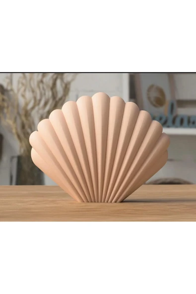 TIGEA Accessories SHELL 3D MODERN TARZ BOYANABİLİR VAZO ürün görseli 1