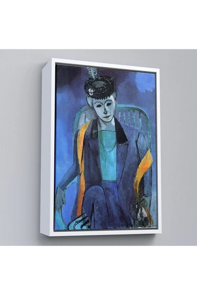 Trezon Ahşap Çerçeveli Henri Matisse - Madame Matisse'İn Portresi-7324 ürün görseli 1