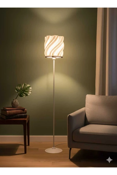 TIGEA Accessories LUNA LAMBADER SALON OTURMA ODASI ŞIK MODERN (ŞAPKA KISMI PLASTİK) ürün görseli 1