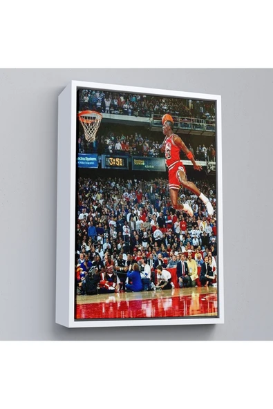 Trezon Ahşap Çerçeveli Michael Jordan Tablo-7818 ürün görseli 1