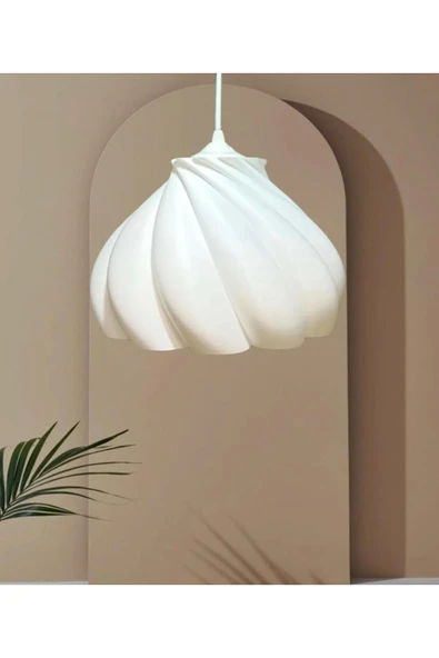 TIGEA Accessories DEV (25X25CM) Pumpkin Yatak Odası, Mutfak, Oturma OdasıTasarım Tekli Sarkıt Avize (PLASTİK) ürün görseli 1