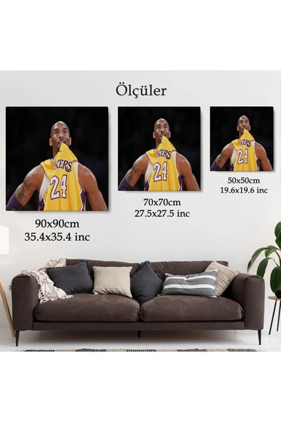Trezon Kobe Bryant Kanvas Tablo-5140 - Resim 6