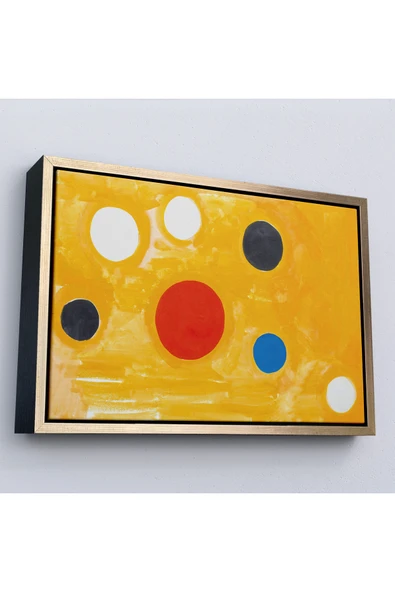 Trezon Ahşap Çerçeveli Alexander Calder - Kozmik Tic Tac Toe Tablo-7107 ürün görseli 1