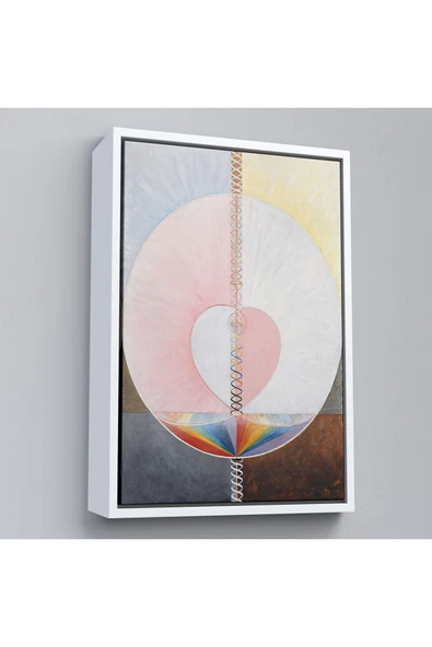 Trezon Ahşap Çerçeveli Hilma Af Klint - Soyut Tablo-7316 ürün görseli 1