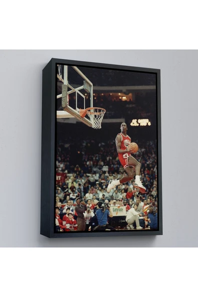 Trezon Ahşap Çerçeveli Michael Jordan Tablo-7965 ürün görseli 1