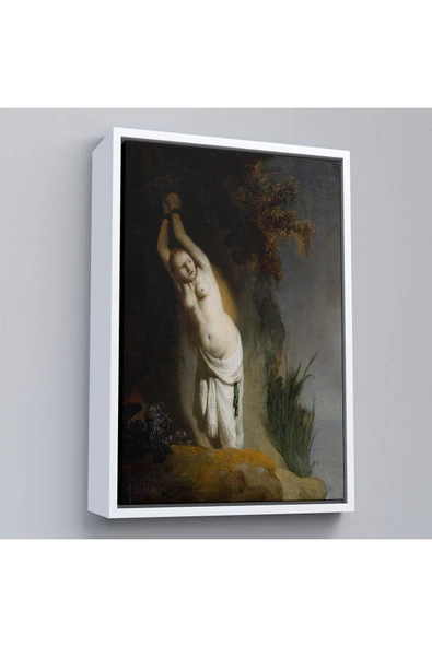 Trezon Ahşap Çerçeveli Rembrandt Van Rijn - Andromeda Tablo-8062 ürün görseli 1