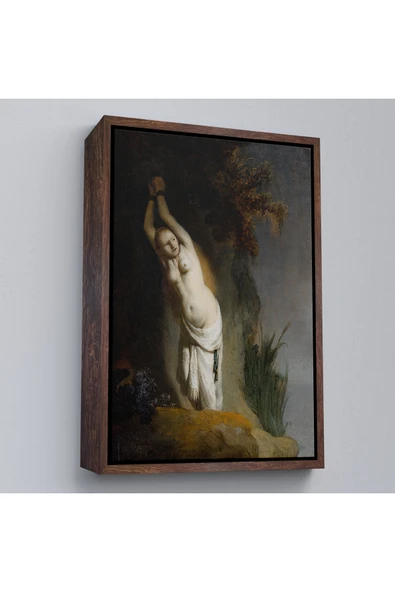 Trezon Ahşap Çerçeveli Rembrandt Van Rijn - Andromeda Tablo-8062 ürün görseli 1