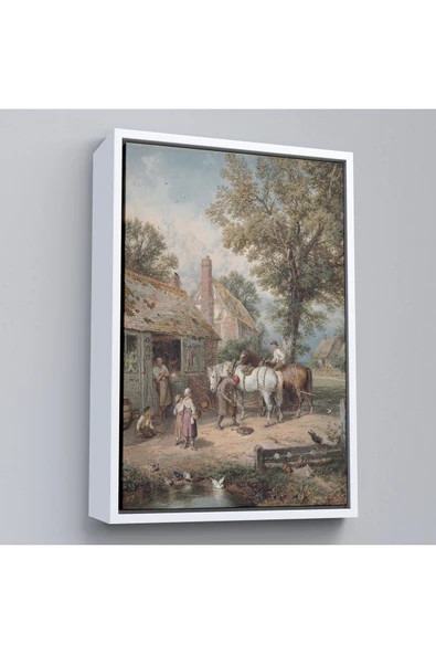 Trezon Ahşap Çerçeveli Foster Myles Birket The Smithy Tablo-8032 ürün görseli 1