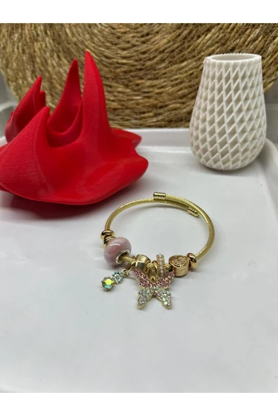 TIGEA Accessories ÇELİK CHARMLI BŞLEKLİK - Resim 2
