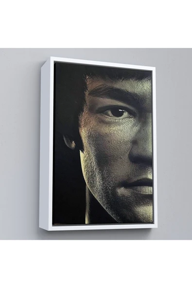 Trezon Ahşap Çerçeveli Bruce Lee Tablosu-7823 - Resim 4