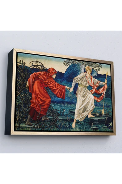 Trezon Ahşap Çerçeveli John Henry Dearl'Un Yolcuya Liderlik Etmeyi Seviyorum Tablosu-7031 ürün görseli 1